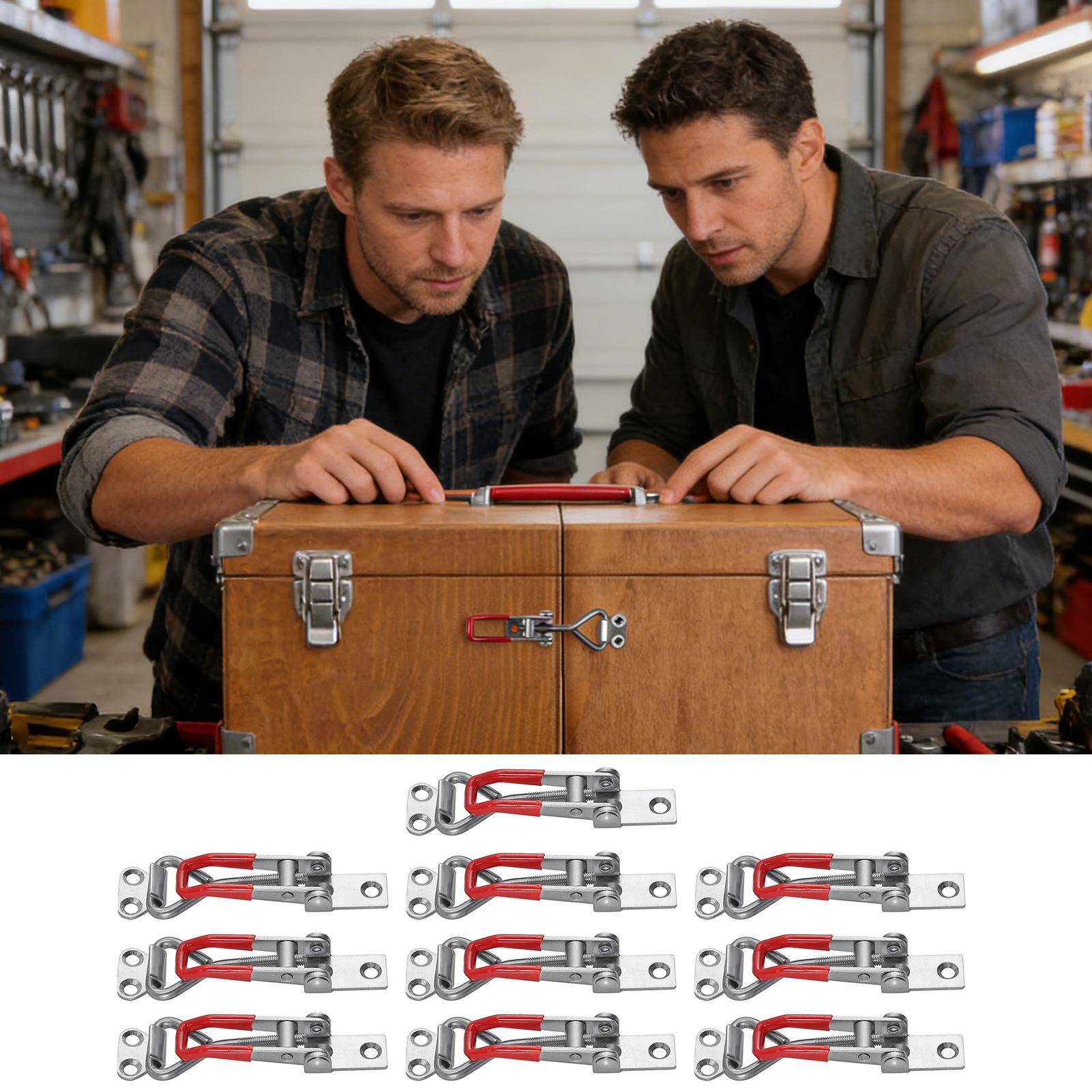 ตัวล็อคแบบหนีบ 10 ชิ้น ป้องกัน - Woodworking Quick Clamps บทวิจารณ์และราคา