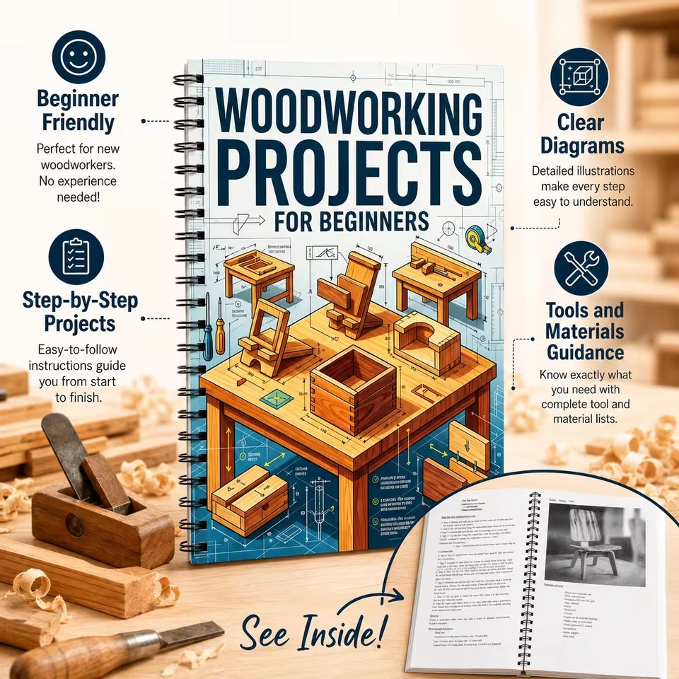 แผนงานงานไม้ที่ง่ายต่อการทำสำห - Woodworking Ideas For Beginners บทวิจารณ์และราคา